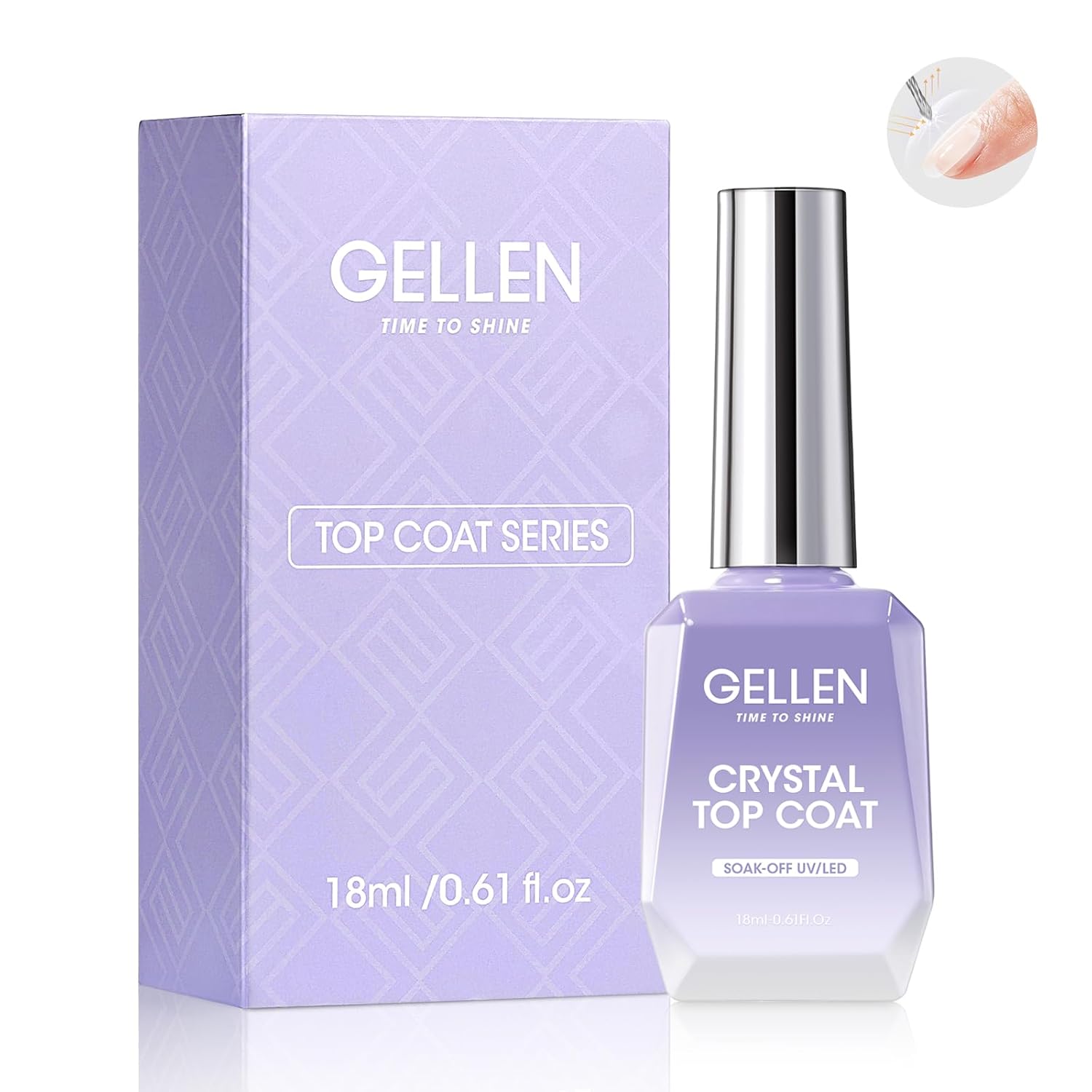 Gel Top Coat - GELEN Nail Gel Top Coat 18ML