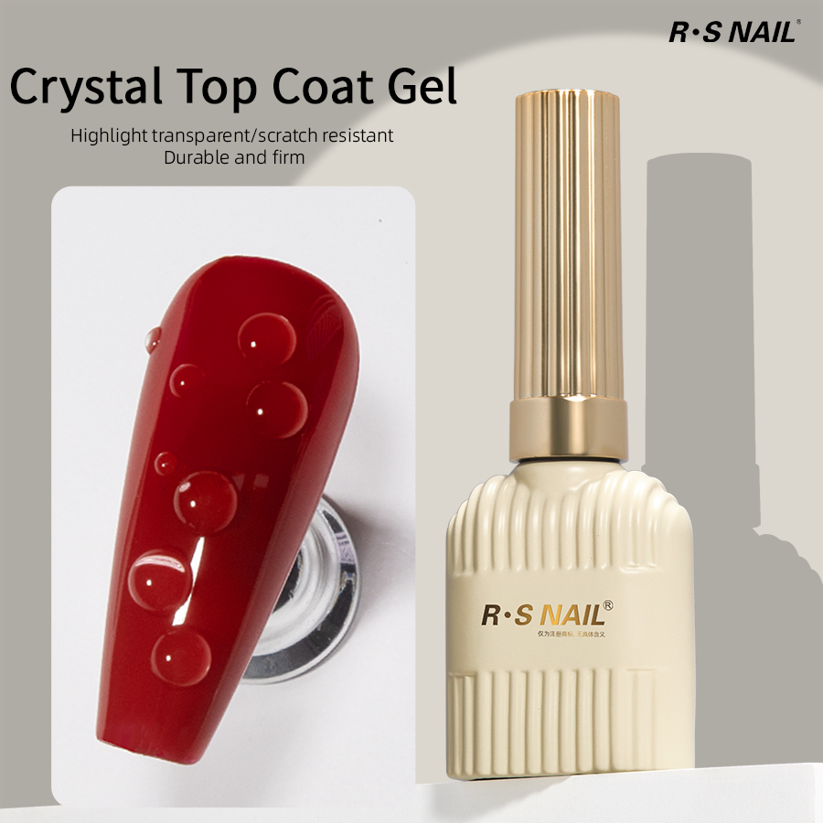 Gel Top Coat - Rs nail cristal casaco superior de