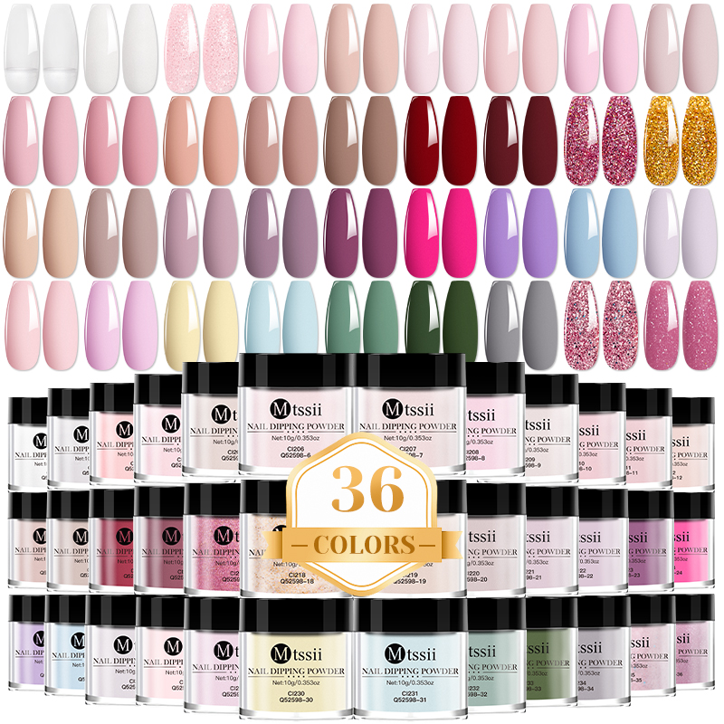 Dip Powder Nail - 10g pó de imersão acrílico pó