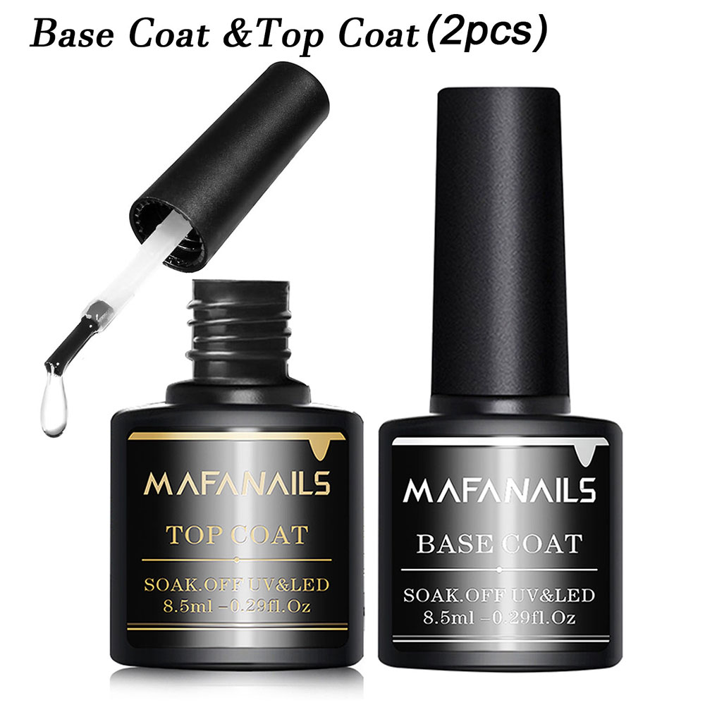 Gel Top Coat - Conjunto de 2 peças de Gel