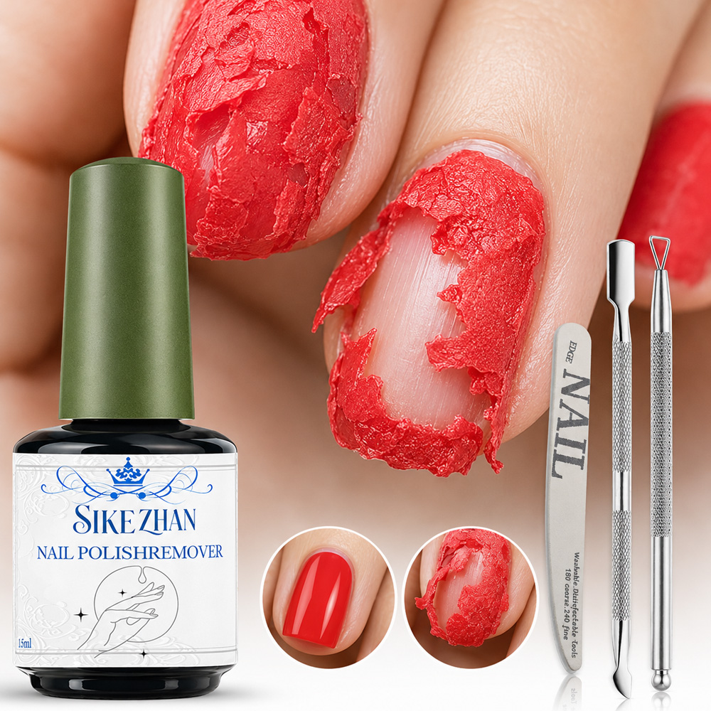 Gel Top Coat - Removedor de Gel Mágico Rápido SIKEZHAN: