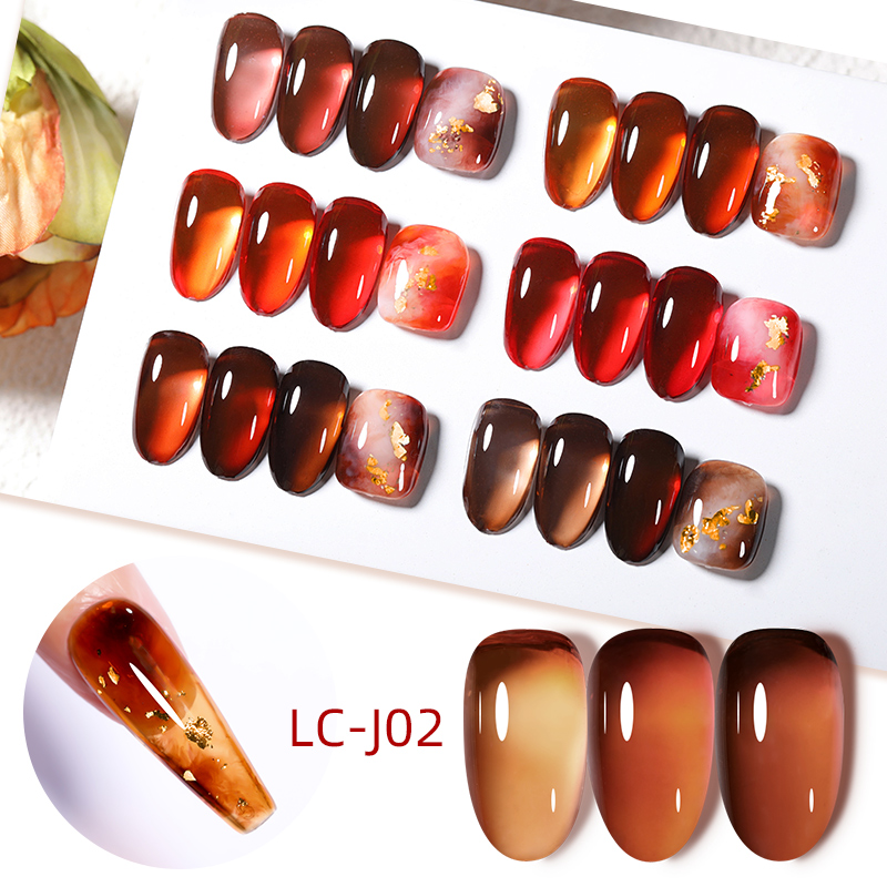 LILYCUTE 7ML Jelly Âmbar Gel U - Nail Art Leopard avaliação e preço