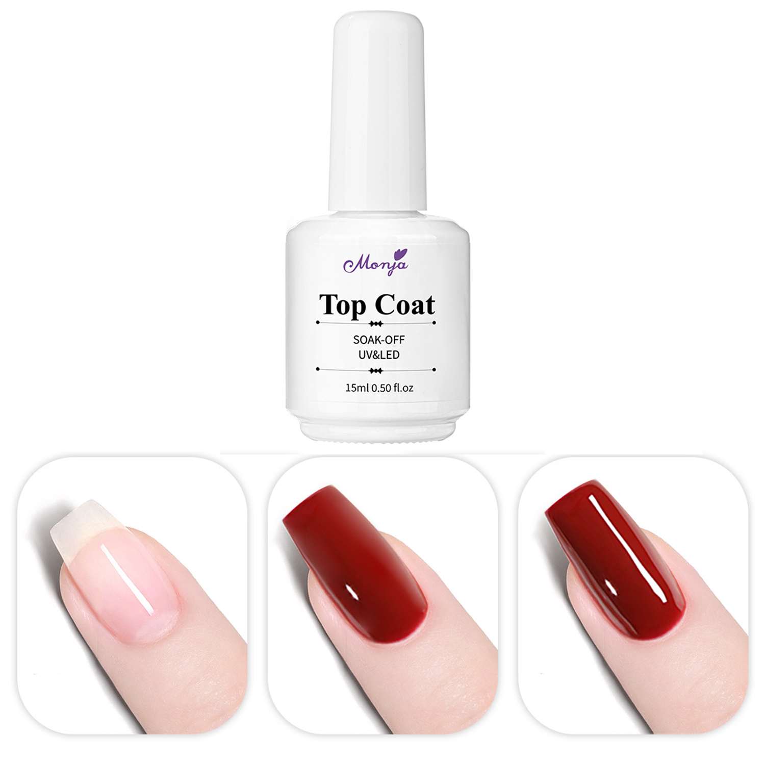 15ml casaco superior sem limpe - Gel Top Coat avaliação e preço