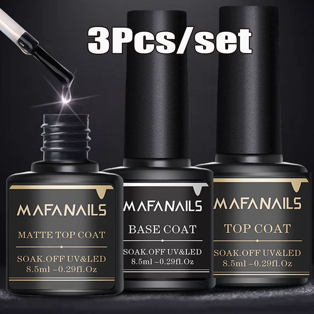 3 PÇS/SET Base & Top & Mat Coa - Gel Top Coat avaliação e preço