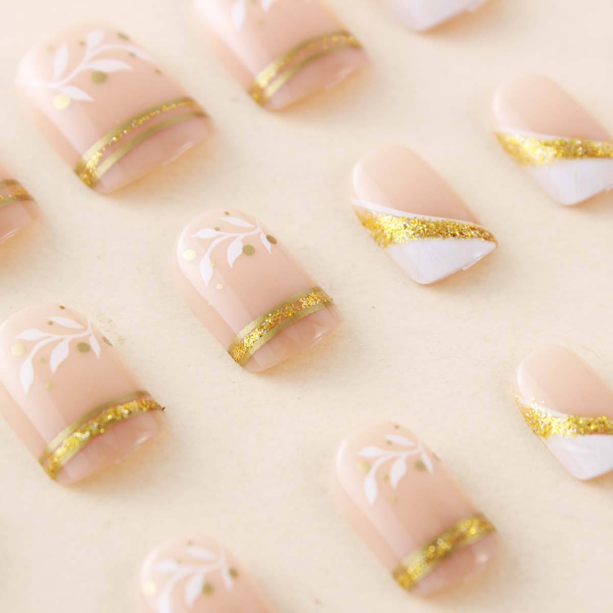 Unhas Postiças Curtas Nude Qua - Press On Nail Set avaliação e preço