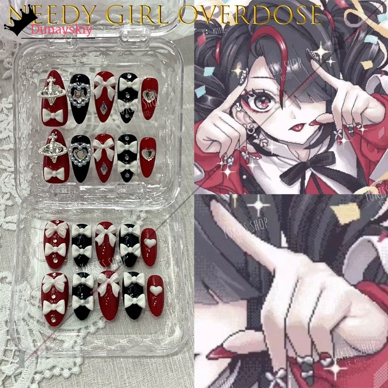 YiNuo*/Needy Girl Overdose Jir - Press On Nail Set avaliação e preço