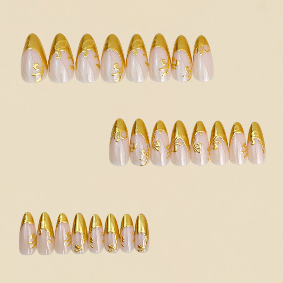 Unhas postiças 3D para mulhere - Press On Nail Set avaliação e preço