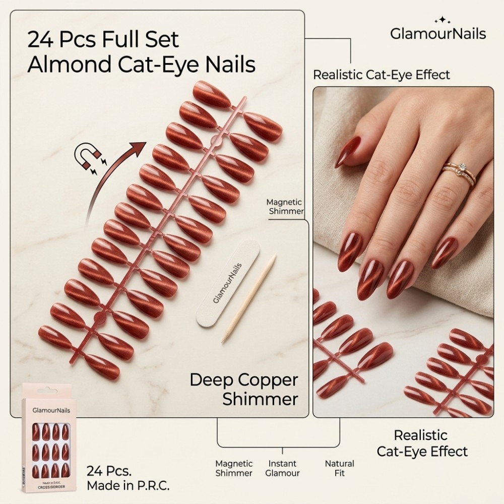 24PCS Coleção Forest Glimmer U - Press On Nail Set avaliação e preço