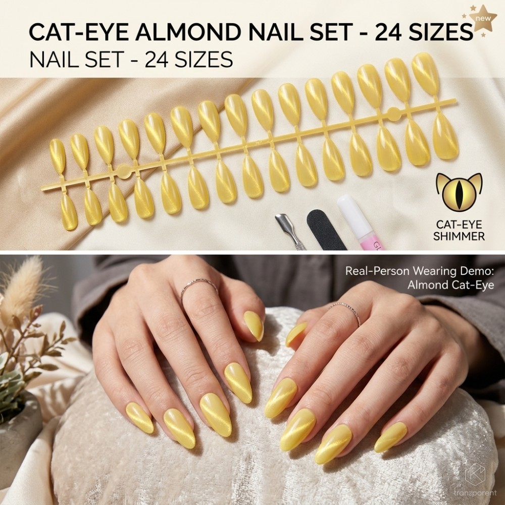 24PCS Coleção Forest Glimmer U - Press On Nail Set avaliação e preço
