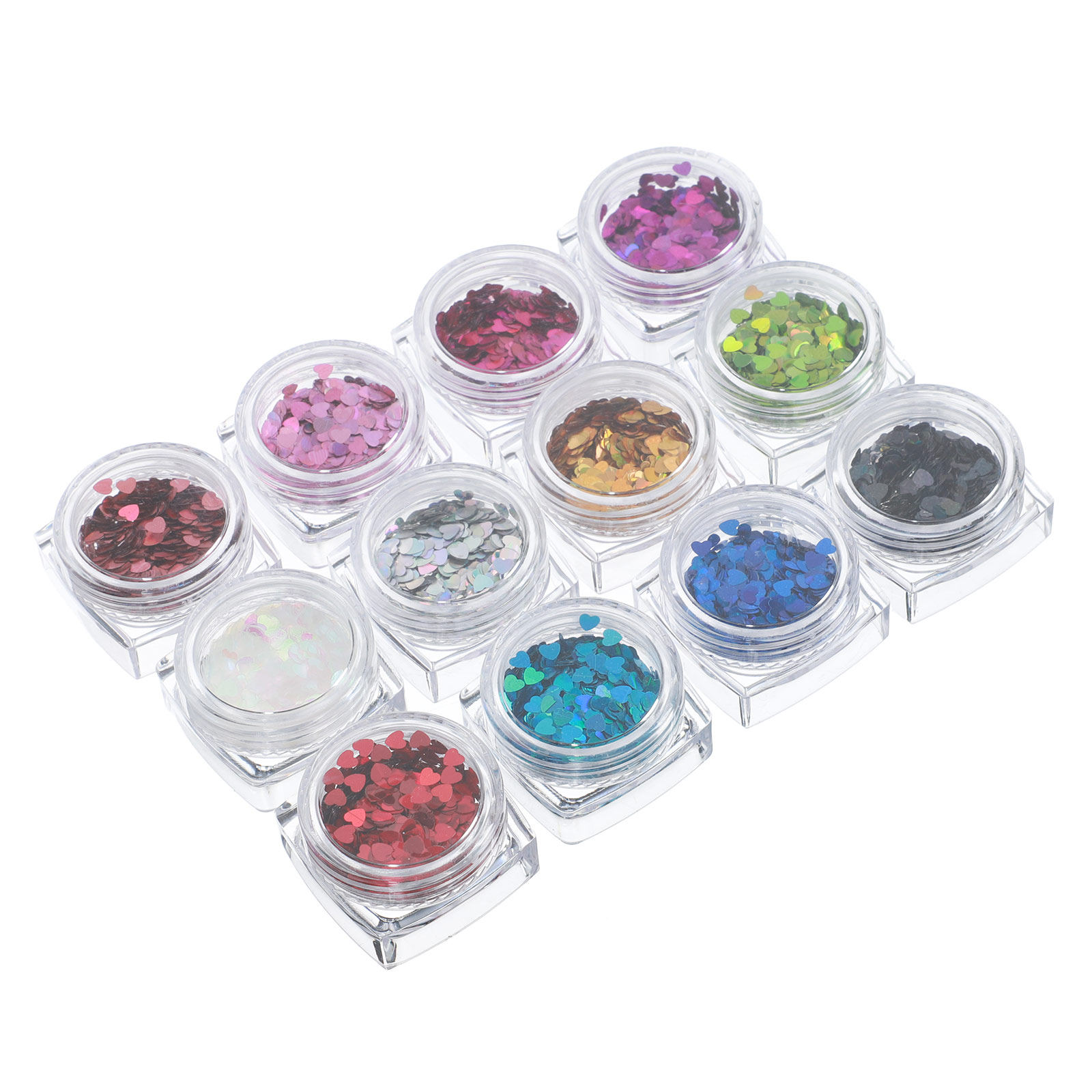 1 conjunto de lantejoulas bril - Nail Art Valentines Day avaliação e preço