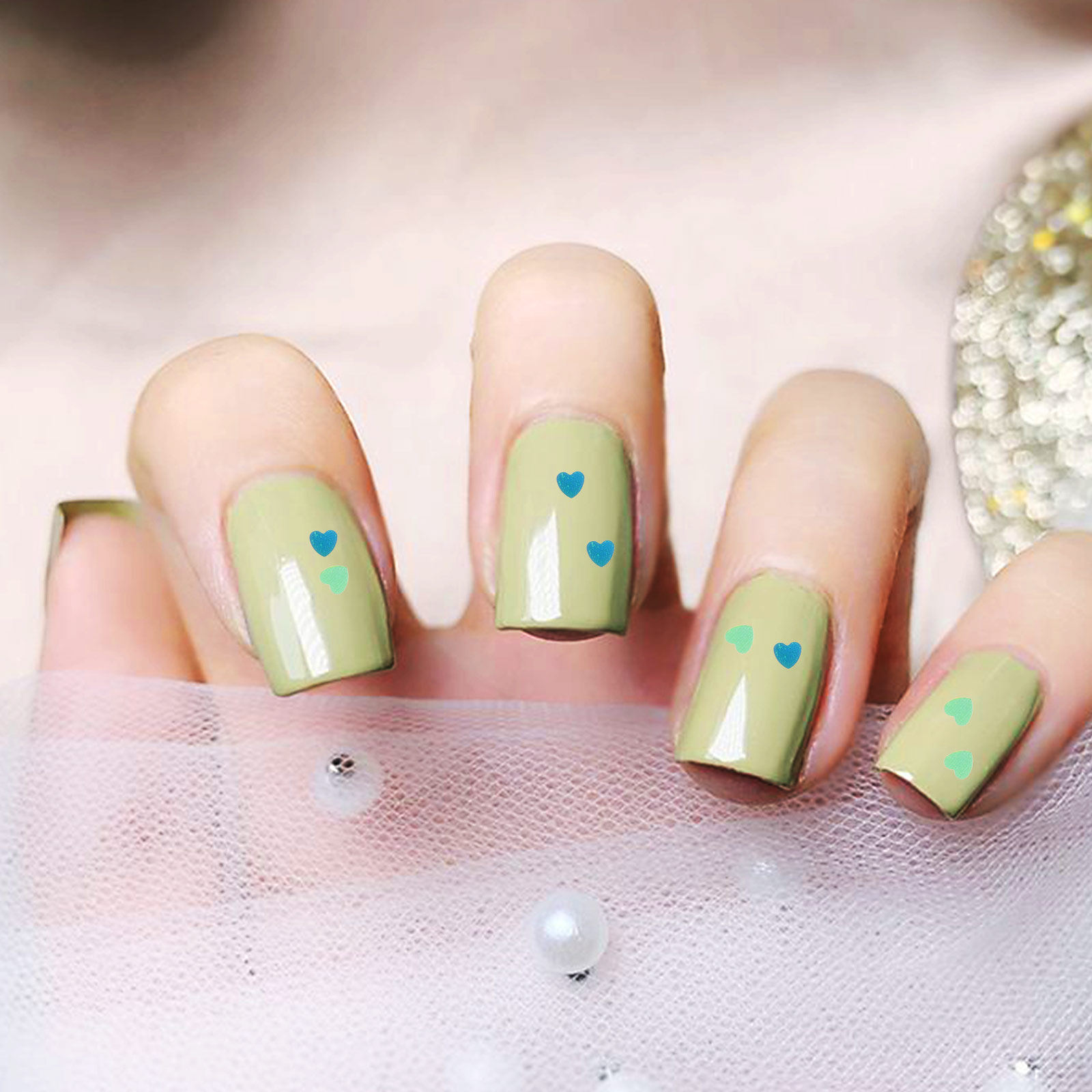 1 conjunto de lantejoulas bril - Nail Art Valentines Day avaliação e preço