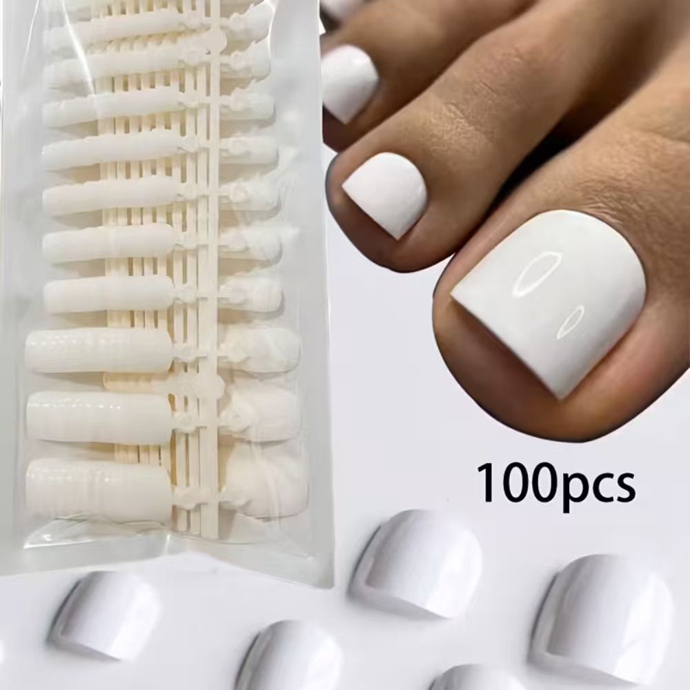 100 peças/caixa de Unhas Posti - Press On Nail Set avaliação e preço