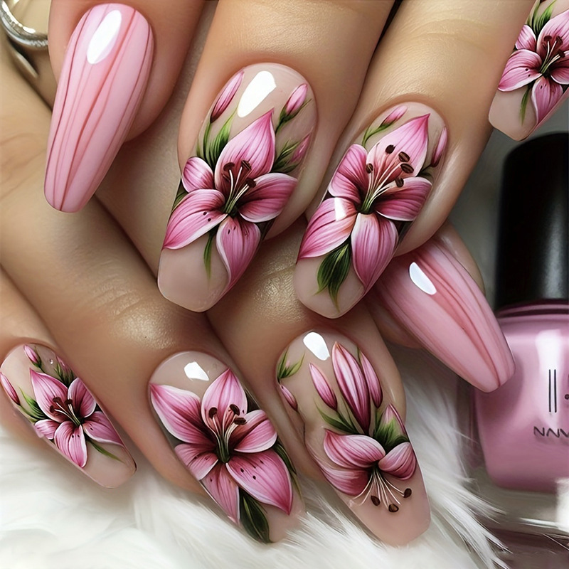 24 pçs design de impressão de  - Nail Art Leopard avaliação e preço