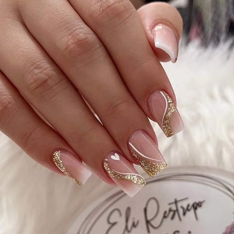 Unhas postiças curtas e médias - Press On Nail Set avaliação e preço
