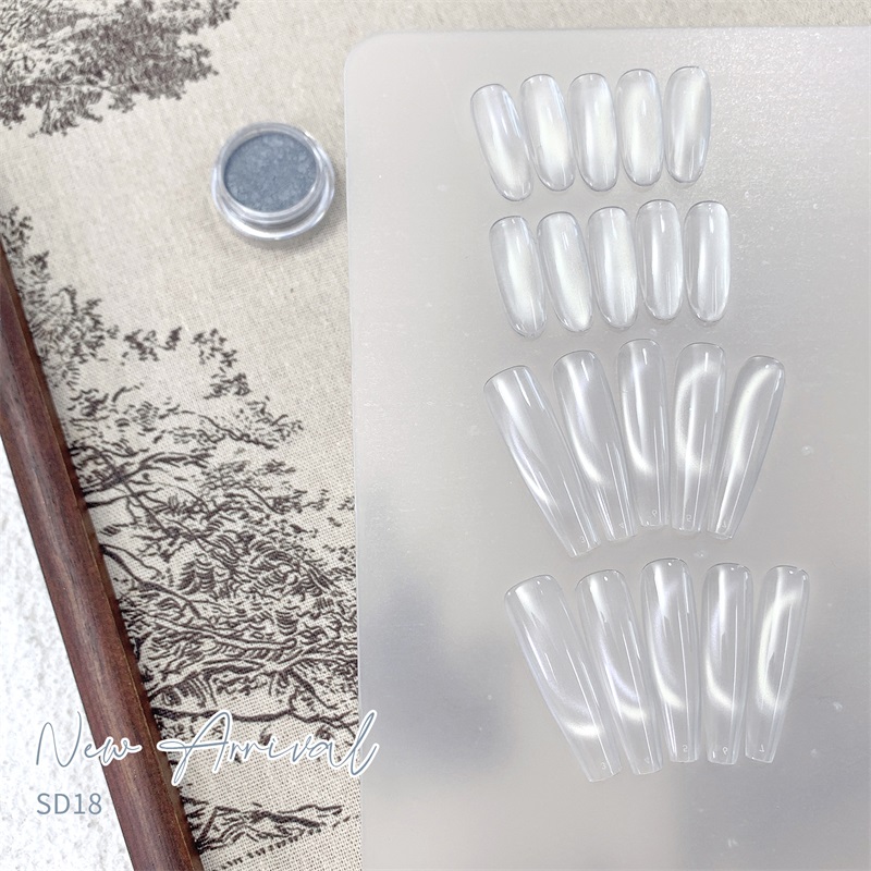 Hndo novo prata branco 3d olho - Dip Powder Nail avaliação e preço