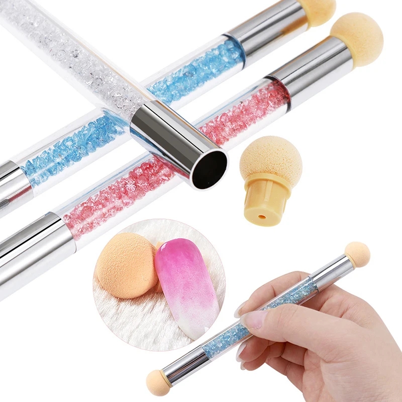 Cabeça redonda afiada esponja  - Dip Powder Nail avaliação e preço