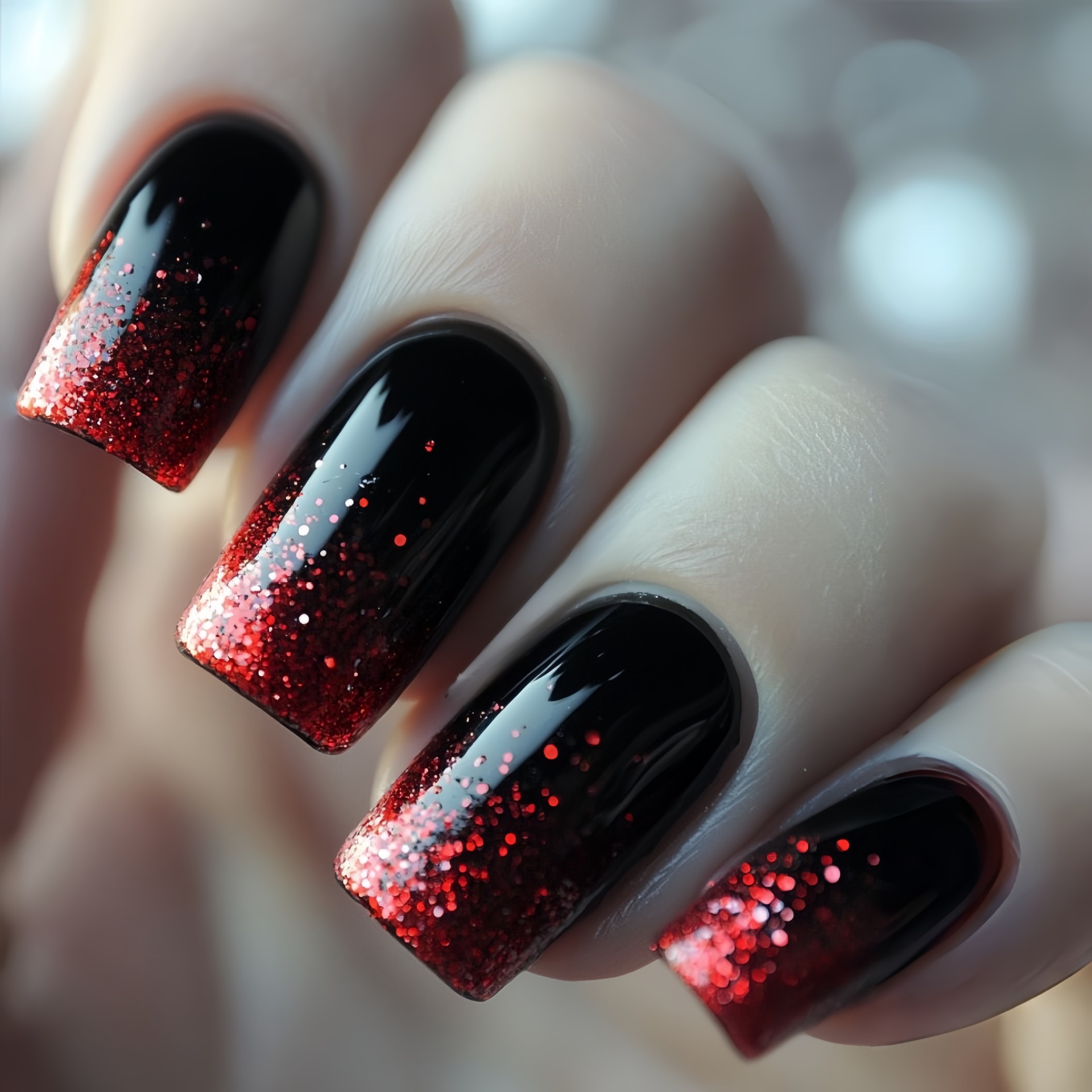 Unhas falsas curtas e médias,  - Press On Nail Set avaliação e preço