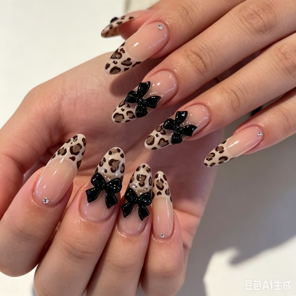 24 peças de Unhas Postiças Fra - Nail Art Leopard avaliação e preço