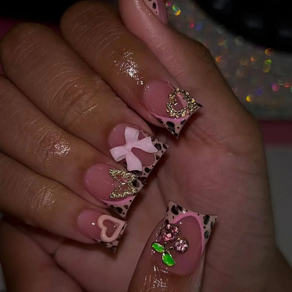 24 Unidades de Unhas Postiças  - Nail Art Leopard avaliação e preço