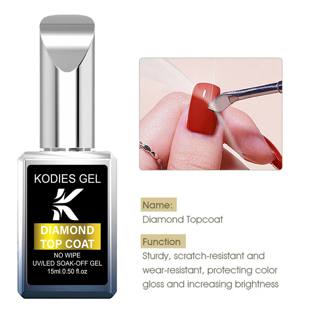 Kodies gel diamante casaco sup - Gel Top Coat avaliação e preço