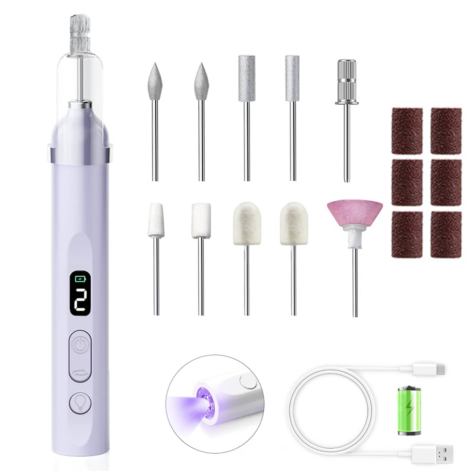 Lixadeira Elétrica Sem Fio 2 e - Dip Powder Nail avaliação e preço